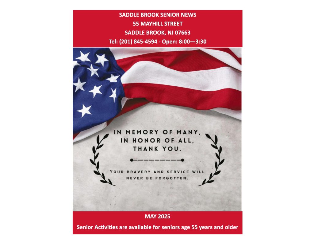 Senior Center Newsletter - May 2025