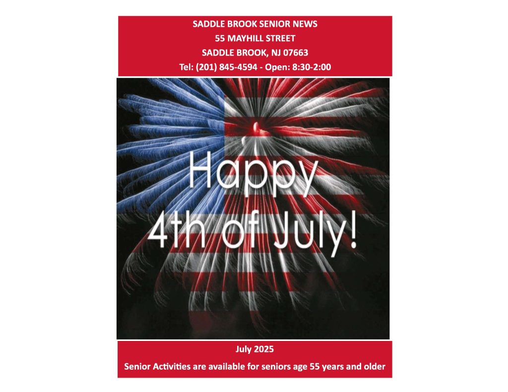 Senior Center Newsletter - July 2025