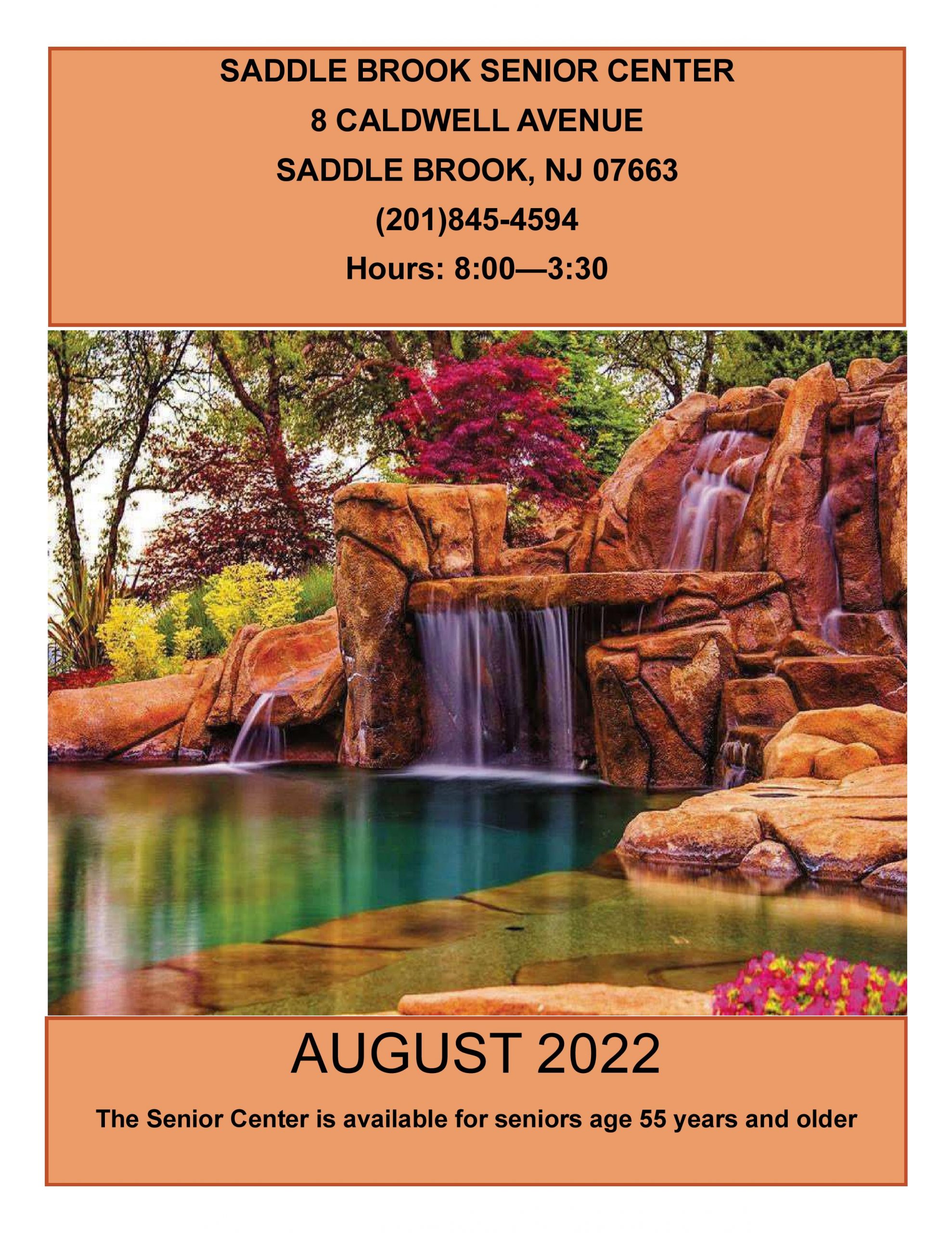 Senior Center Newsletter - August 2022