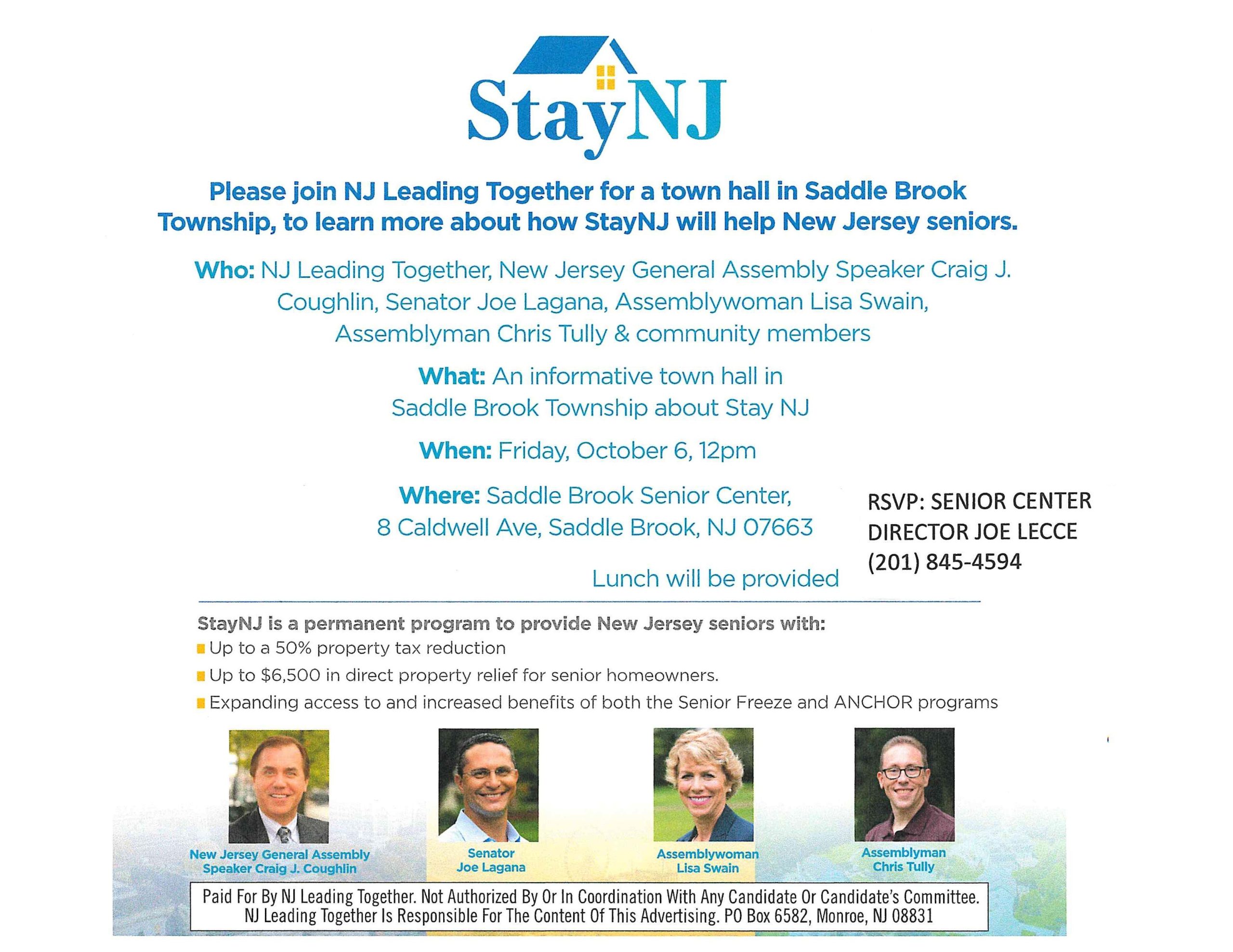 Stay NJ - Town Hall Meeting