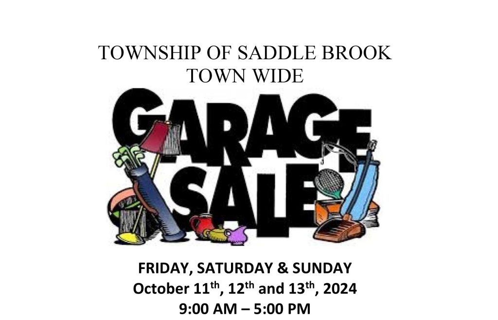 TOWN WIDE GARAGE SALE REGISTRATION October 2024