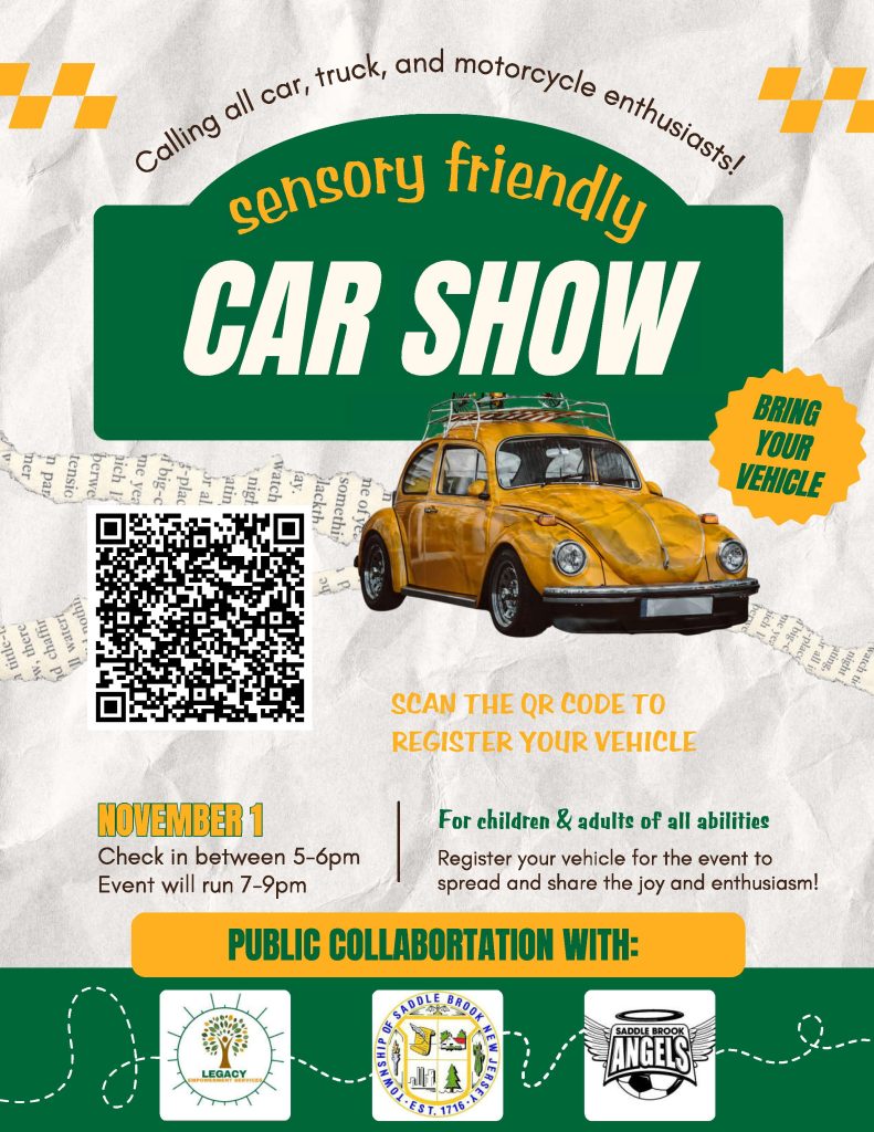 Sensor Friendly Car Show Registration Form Page 1