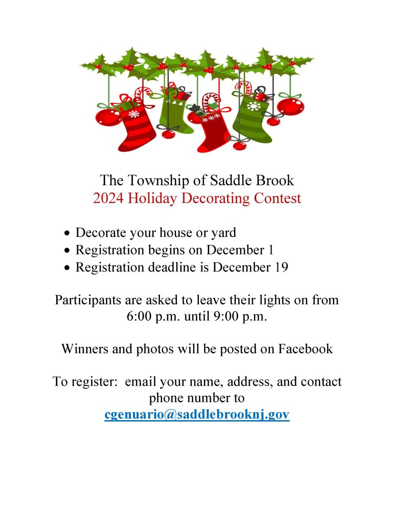 Saddle Brook Holiday Decorating Contest 24