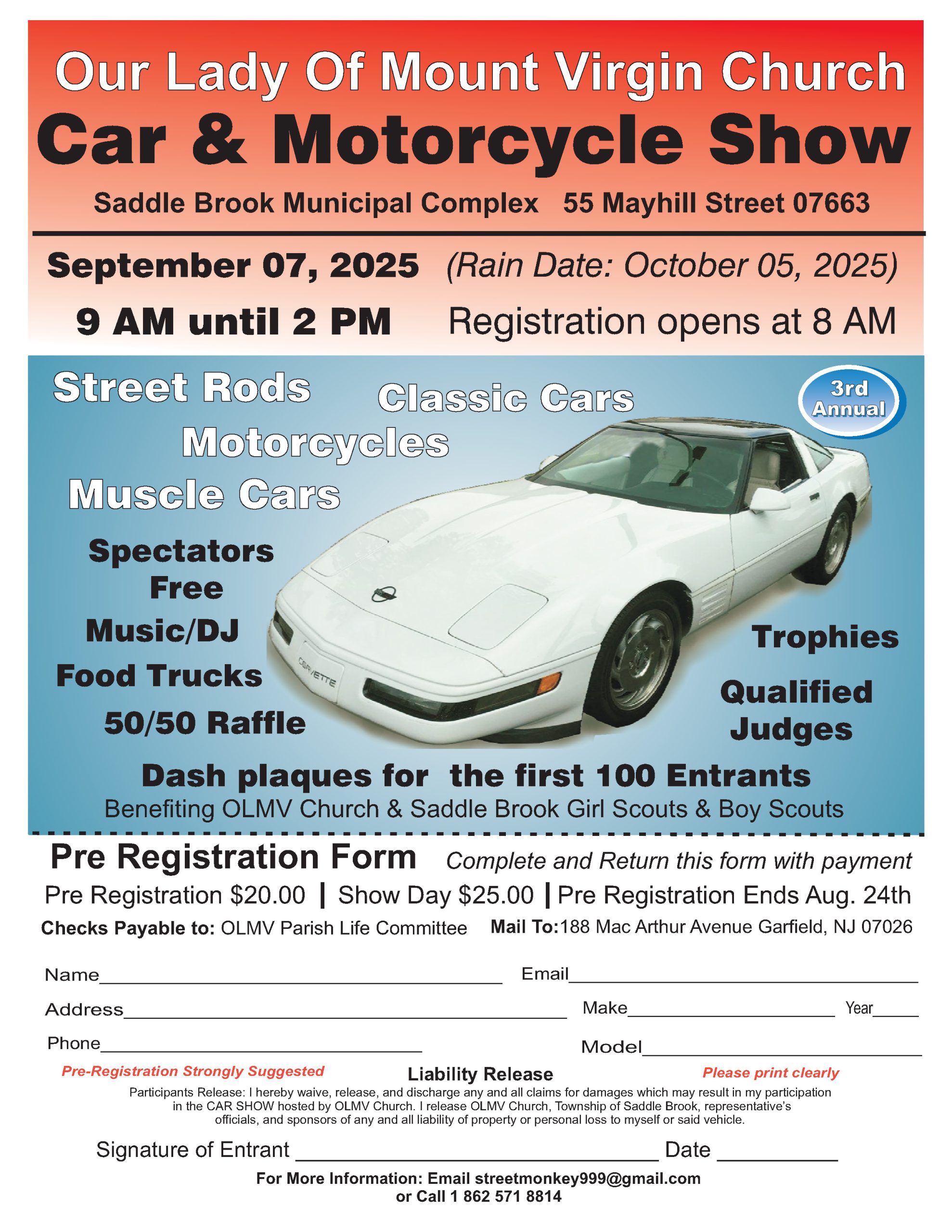 Our Lady Of Mount Virgin Chuch Car & Motorcycle Show
