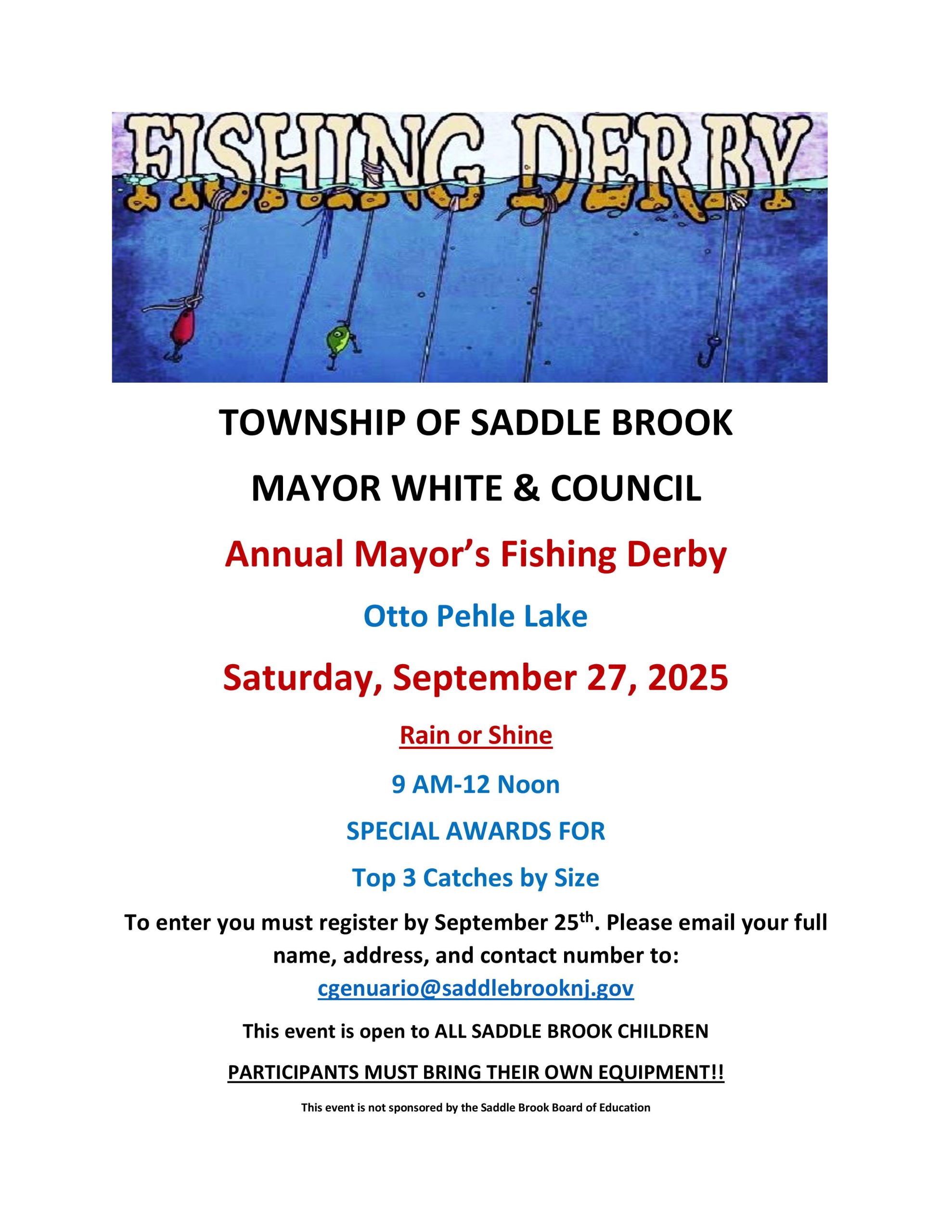 2025 Mayor's Fishing Derby