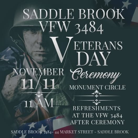 Saddle Brook VFW Veterans Day Ceremony