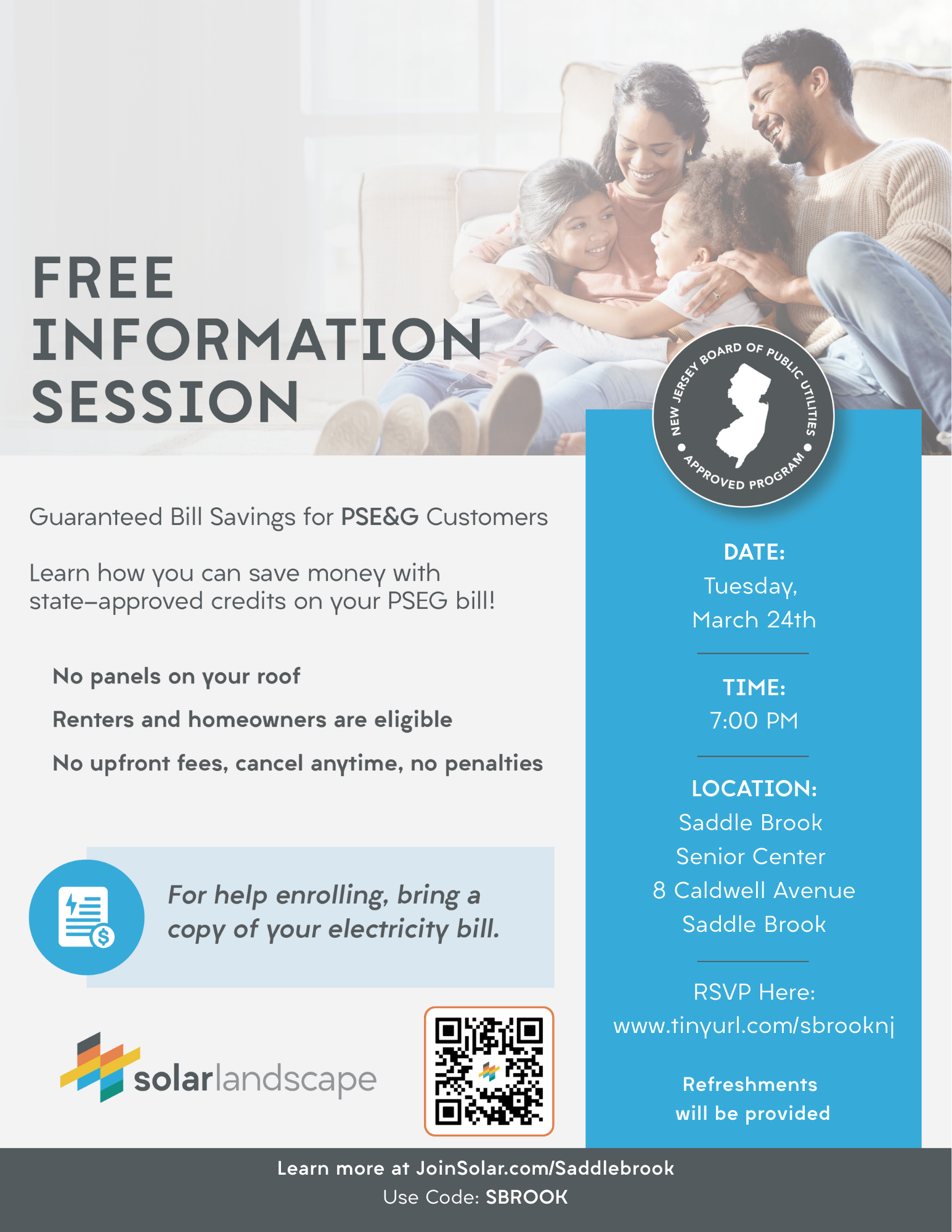 New Jersey Community Solar Energy Program – Free Information Session