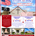Fourth of July Dedication Service and Bell Ringing Ceremony