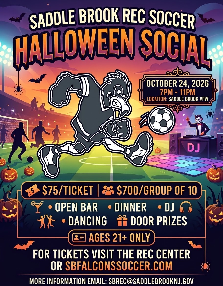 Saddle Brook Rec Soccer Halloween Social