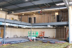 Looking-Up-Toward-Chief_s-Offices-Radio-Room-and-Mezzanine-Storage-for-FD
