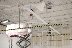 Painting-Ceiling-in-Ambulance-Corps-Garage-1
