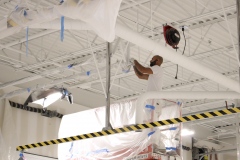 Painting-Ceiling-in-Ambulance-Corps-Garage-3